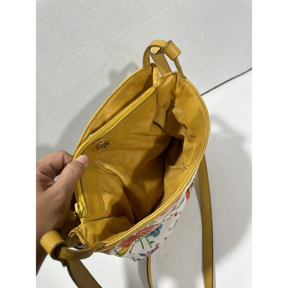 Gucci Flora Canvas Vintage White Yellow Bag Purse Crossbody Floral Japan READ*** - Picture 16 of 16